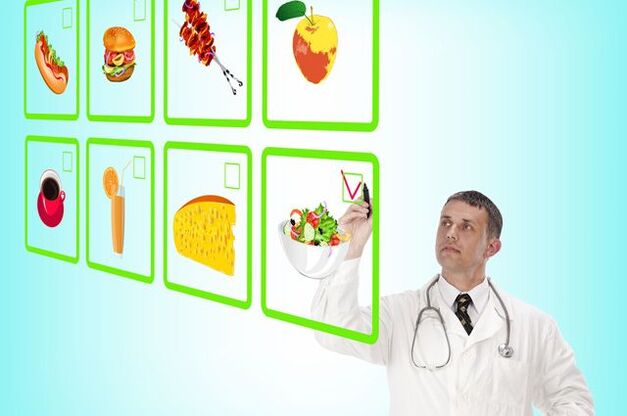 Le médecin note les produits autorisés